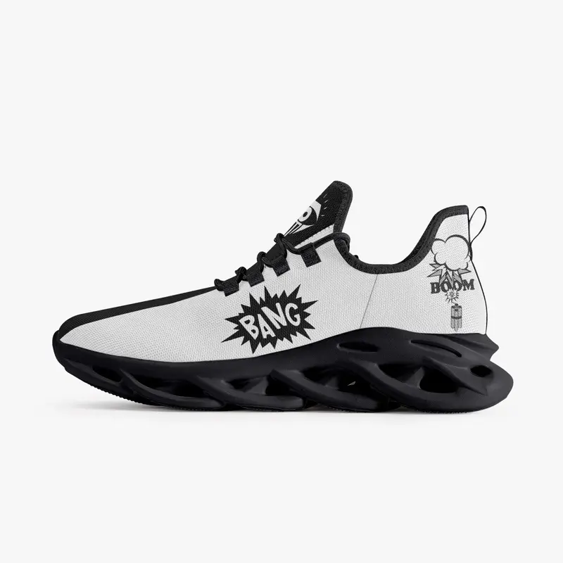 Kamikaze Black/White Z-Stepz - Z-Stepz Design, Versatile Fit, Ideal for Various Activities