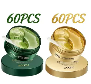 Avocado & Gold Moisturizing Eye bag Mask,60pcs/set Under Eye Mask, Eye Care Product for Dark Eye Bags, Skin Care Gift Moisturizer Hydrating Comfort, Alternate Day and Night Use Eye Mask – Reduces Periocular Fine Lines & Eye Bag Care