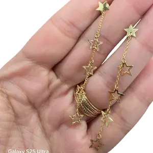 18k gold Earrings with Star
