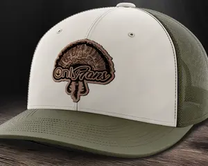 Only Fans Turkey Hunting, Leather Patch Trucker Hat