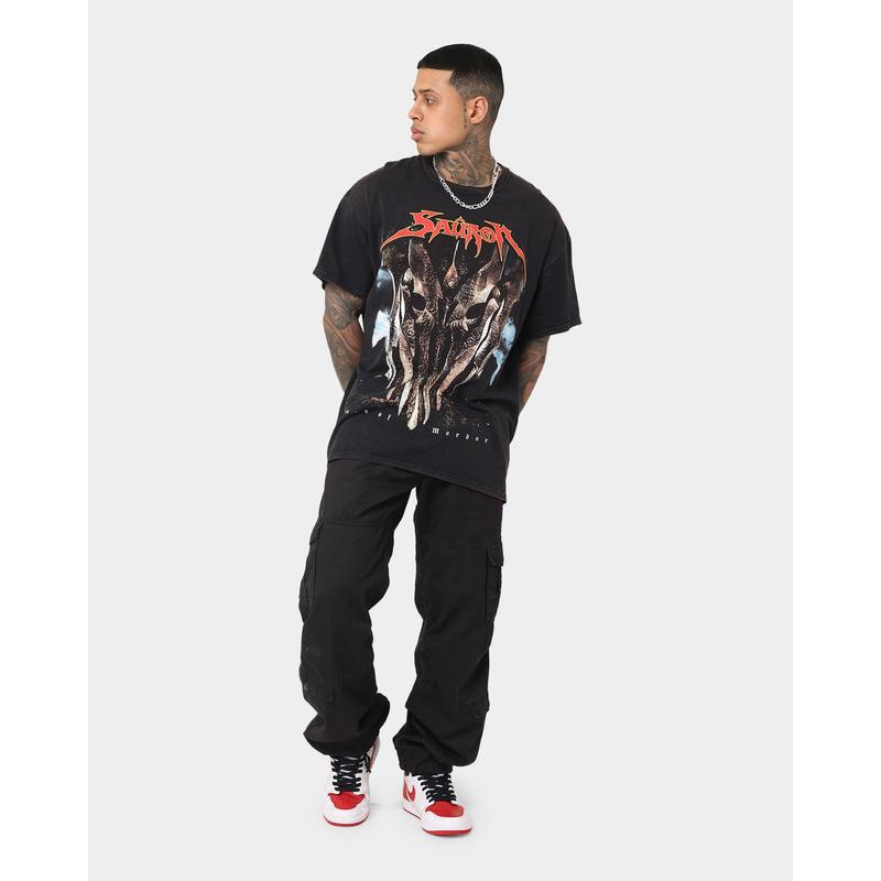 73Studio X The Lord Of The Rings Sauron Vintage T-Shirt Black Wash