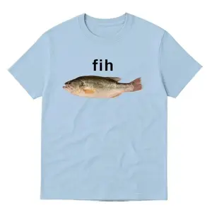 Fih Fish Meme Shirt - Stupid Meme Shirt, Brain Rot Shirt, Inappropriate Funny Gag Gift, Gen Z Meme Tees