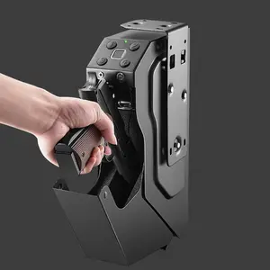 Fingerprint Password Key 3-in-1 Gun Box Safe Home Hidden Portable Anti-theft Anti-drop Car-mounted Hanging