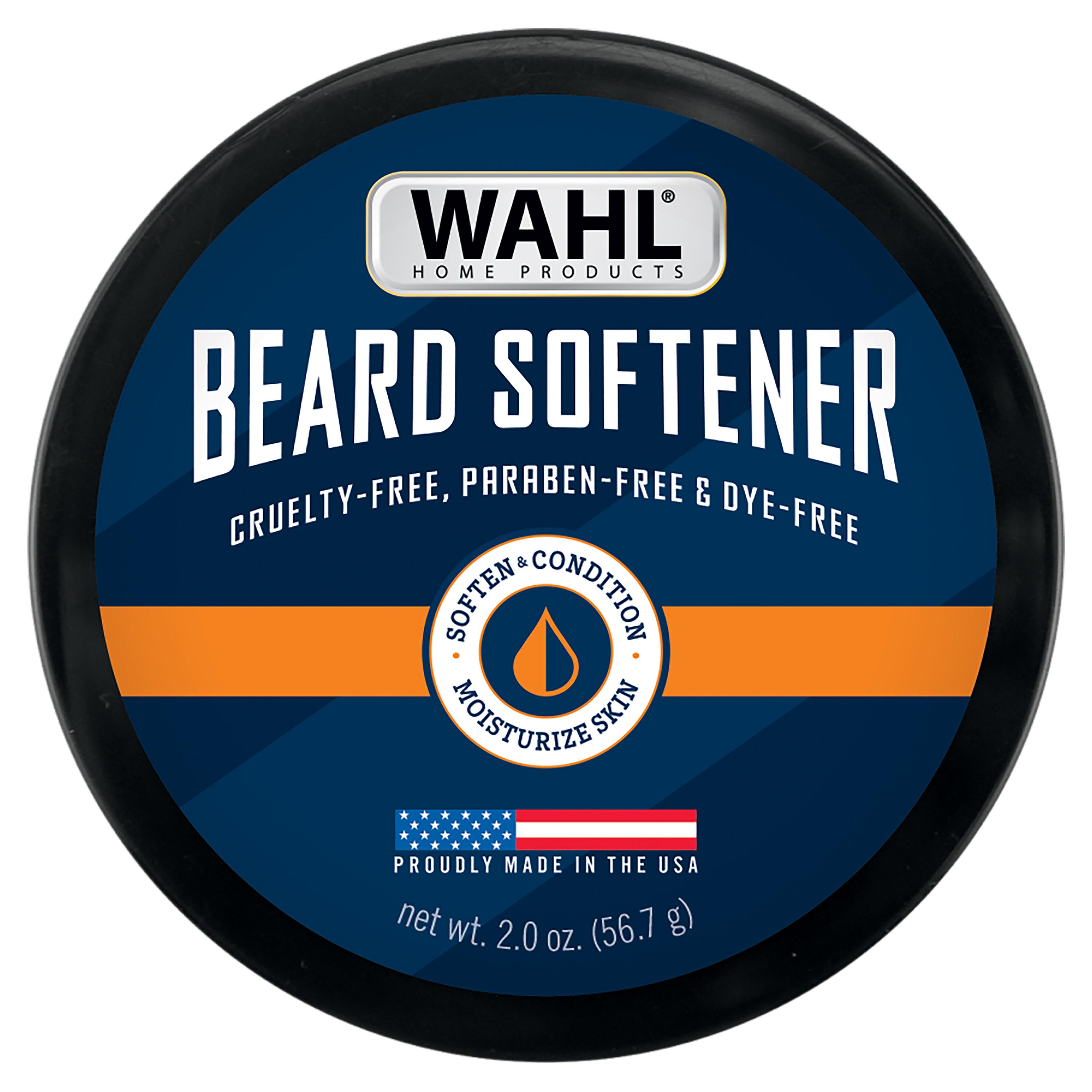 Wahl Beard Softener - 2 oz Conditioning Beard Softener, Moisturizes Hair & Softens Skin Underneath – Beard Softener for Men Relieves Itch & Conditions Hair, Subtle Masculine Scent - Model 3024217