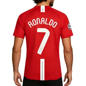 08 09 Retro Final Edition RONALDO  #7 Vintage Soccer  Jerseys
