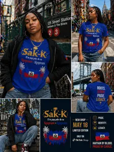 Sak-K Konprann 1804 Haiti Shirt | Haitian Flag Creole Tee