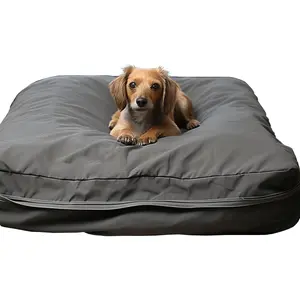 Bed Covers 36L x 27W x 3H Inch Washable Grey Thickened  Oxford Fabric with Handles and Zipper   Bed Liner for Medium 50-55 Lbs