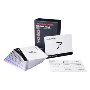 Japanese Katakana Alphabet Flashcards