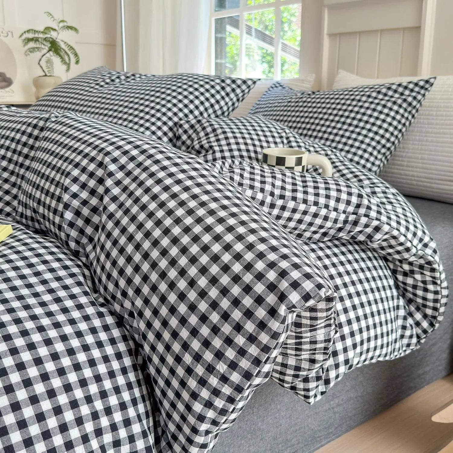 A1#09 Black Gingham
