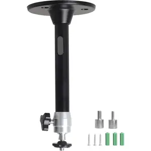 Mini Ceiling Wall Projector Mount Stand Compatible with QKK, DR.J, DBPOWER, Anker, VANKYO, AAXA, Jinhoo, PVO, TMY, AuKing and Most Other Mini Projector