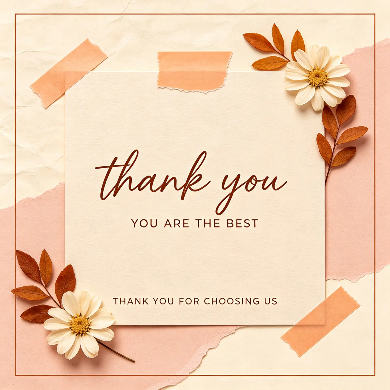 2-SOVS Thank You Card – Complimentary Gift Insert (1 Count)