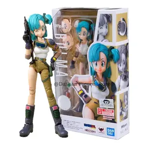 13.5cm Anime Figures Bulma  Action Figure Movable PVC Collection Doll SHF Childhood Son Figurine Model Toys