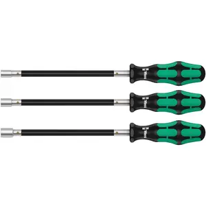 WERA 05135311001 391/3 HOSE CLAMP SCREWDRIVER SET; 3 PIECES; 6 / 7 / 8MM