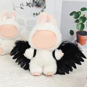 Doll Clothes For Labubu V1 V2 V3 Doll Plush Idol Doll Angel Wings Serise Decoration Accessories Sitting Party Fans Gift（No Doll） Doll Clothing