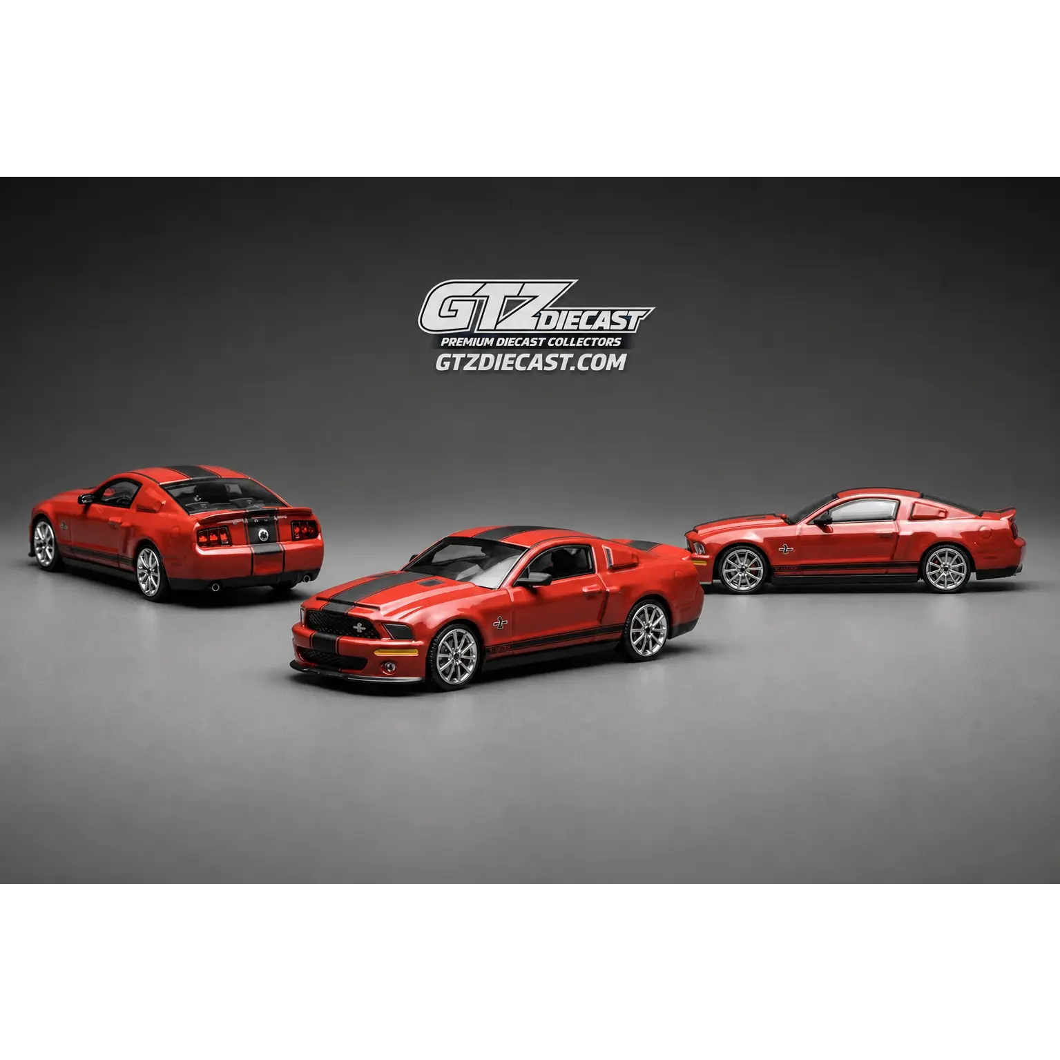 Motorhelix x Greenlight 1/64 Ford Mustang Shelby GT500 2007 RED GL-1251005A Motorhelix x Greenlight 1:64