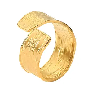 Dana Shell 18K Gold Plated Finger Ring - Ocean Inspired Jewelry Accessory