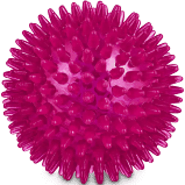 Gnawsome 4.5-in Spiky Squeak Ball Dog Toy - Durable Interactive Pet Accessory with Spiky Texture, Gum-Massaging/Dental Massage Function, Teeth Health Support, Excitement Boost, Durability
