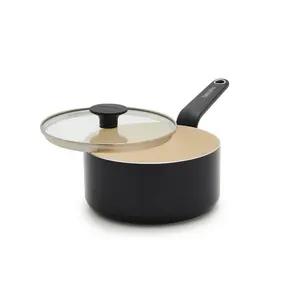 GreenPan Rio Advanced 2qt Ceramic Nonstick Sauce Pan with Lid Black GreenPan Rio Advanced 2qt Ceramic Nonstick Sauce Pan with Lid Black