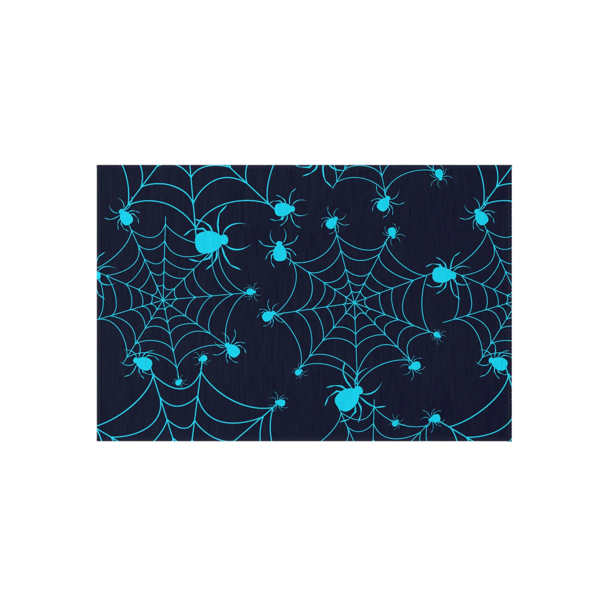 Spooky Spider Web Outdoor Rug, Halloween Decor, Patio Mat, Garden Rug, Fall Accent, Cozy Outdoor Living