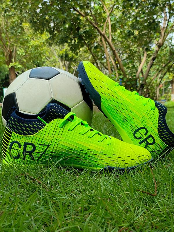 Unisex's Low Top Lace Up Football Shoes, Breathable Comfortable Anti-Slip & Wear-Resistant Football Cleats, Football Training Shoes, Soccer Shoes, Professional Football Boots for Men & Women for All Seasons