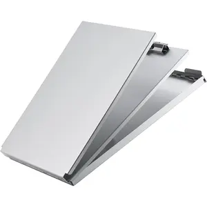 Recycled Aluminum Storage Clipboard, Clipboard Box Form Holder, Suitable for School, Office, Jobsite or Medical Staff, Silver