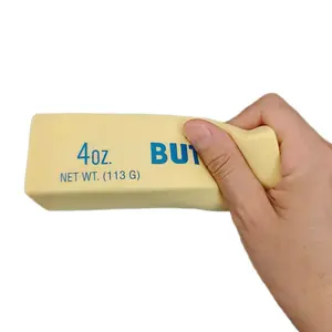 Butter Stick Squishy Toy - 4oz Net Weight 113g - Fun Stress Relief Fidget Toy for Kids and Adults