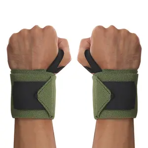 Wrist Support Fitness Wrap Compression Bandage Deadlift Weightlifting Bench Press Assist Band Push-up Anti-Sprain Wrist Support Band