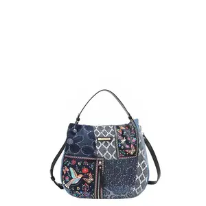 Denim Hobo Bag