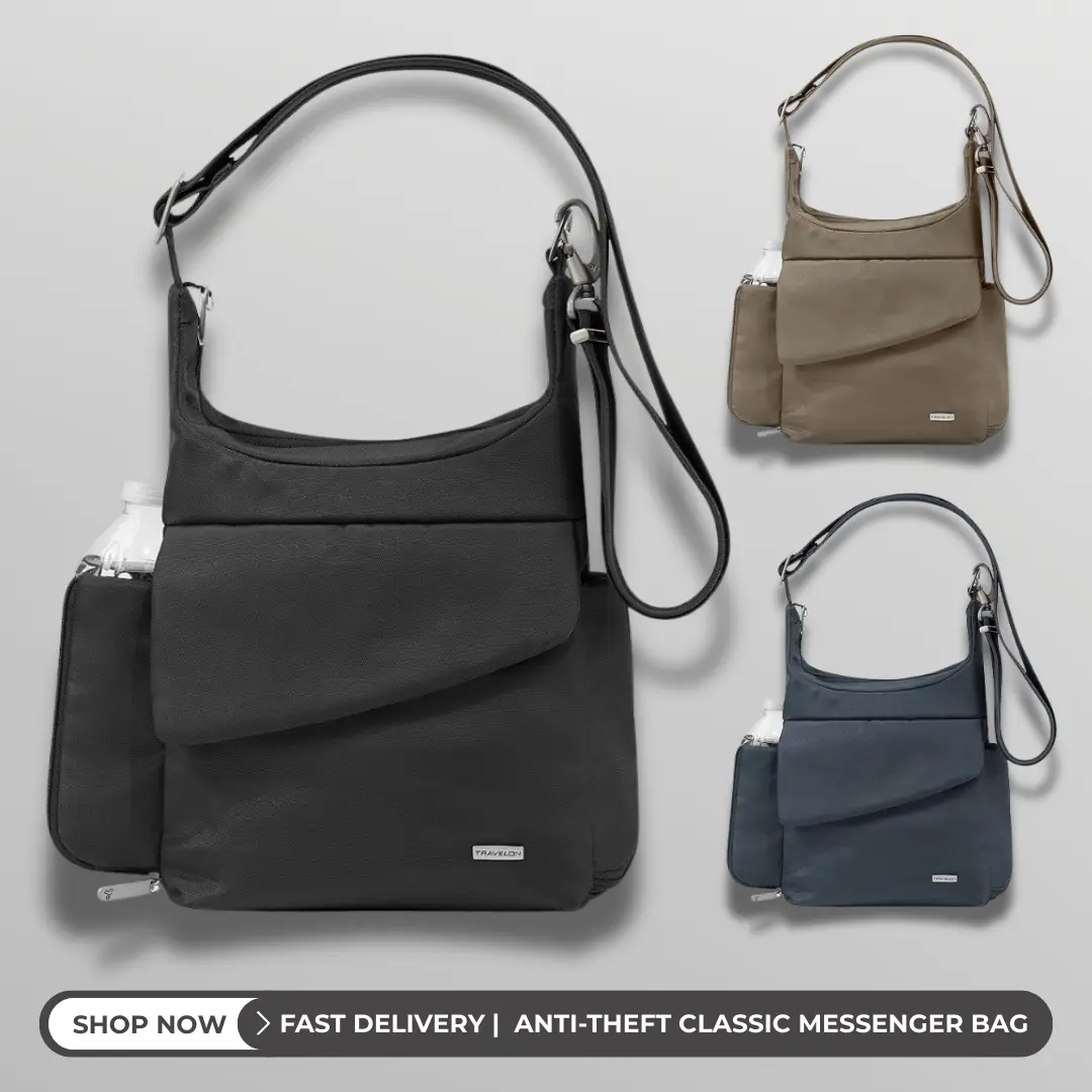 Travelon Anti-Theft Classic Messenger Bag