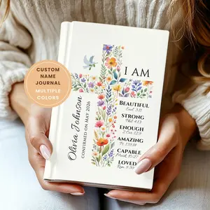 Personalized College Graduate Gift: The Next Chapter Journal, Custom Name Flower Notebook, University Gift, Class of 2026 Keepsake
