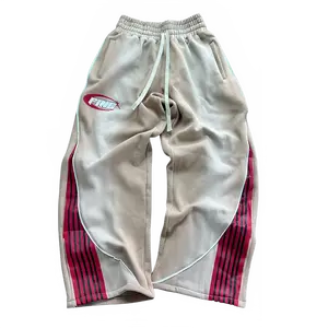 Trendy Y2K Stripes Oversized Sweatpants