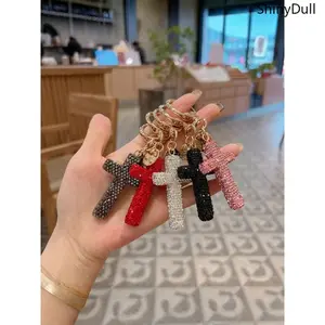 Gothic Cross Keychain - Creative Clay Car & Bag Pendant for Men & Women