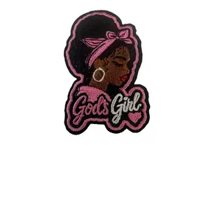 God's Girl Iron-On Patch, Embroidery Sewing Supply for Textiles & Soft Furnishings