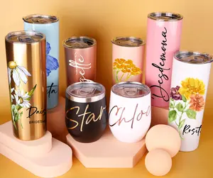 Customized Steel Skinny Tumbler - A 12 Oz with Your Name