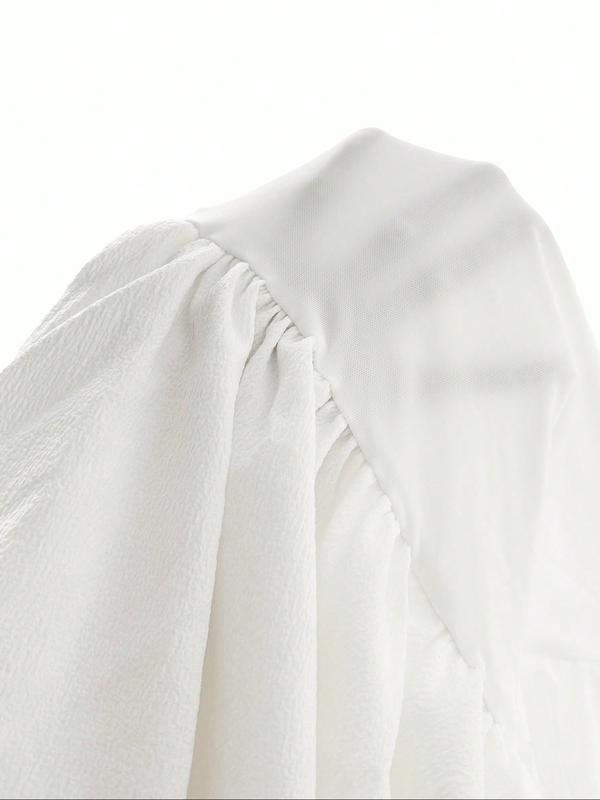 Elegant Sweetheart Neckline Dress, Pure Color Off-Shoulder Ruched Design, Women's Party Gown, Perfect for Date Night & Special Occasions