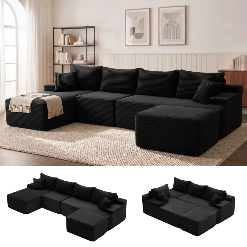 Black-118" U-Shape