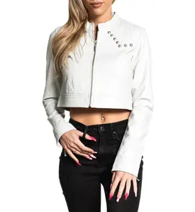 Affliction Women's Faux Leather Jacket Laila