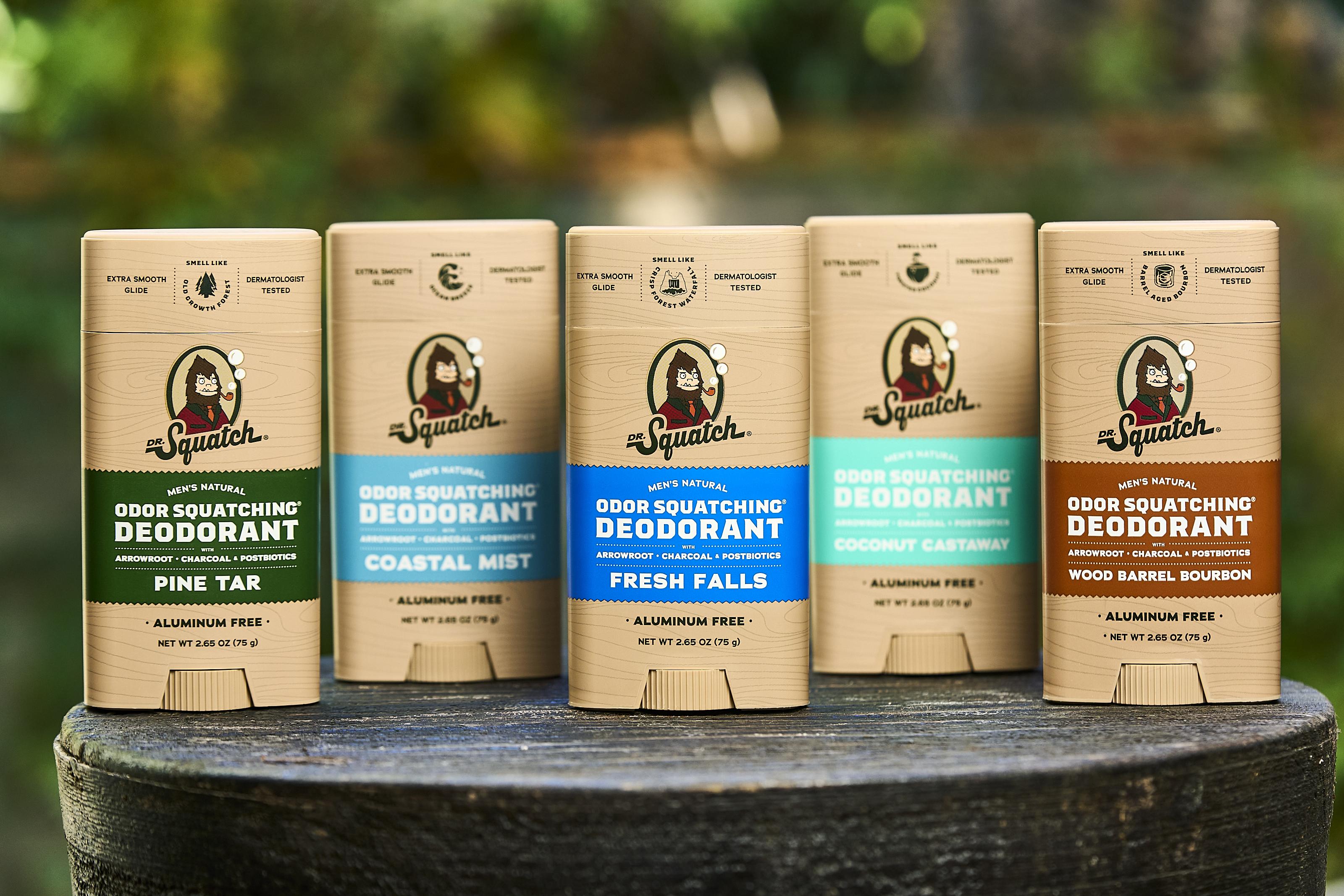 Dr. Squatch 72HR Natural Deodorant - Body Care for Men