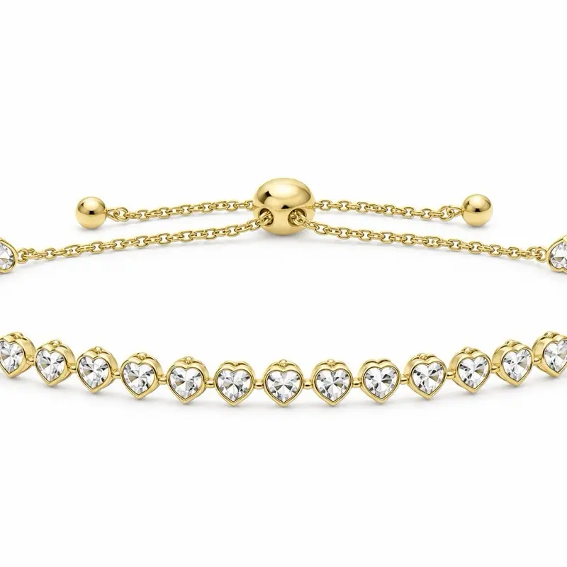 Lovelle Heart CZ Bracelet