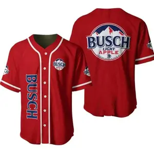 Stylish Unisex Baseball Jersey in Bright Red - Extended Sizes Available - Perfect for Game Day or Casual Wear - Limited Edition Baseball Jersey