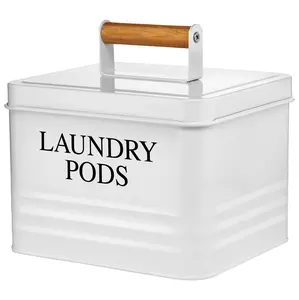 Calindiana Laundry Pods Holder – Stylish Farmhouse Organizer