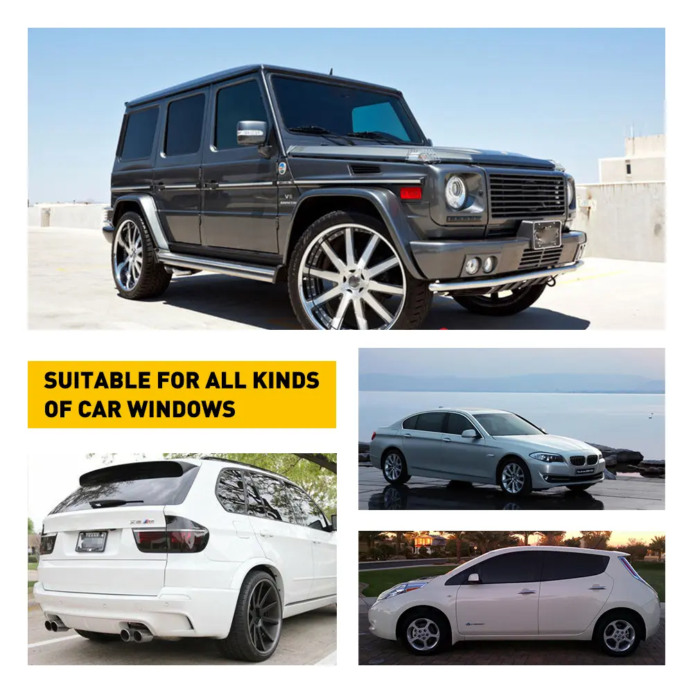 300CM Uncut Roll Window Tint Film 1% 5% 15% 20% 35% 50% 70% VLT 20" x 10ft Feet Car Home Office Glass