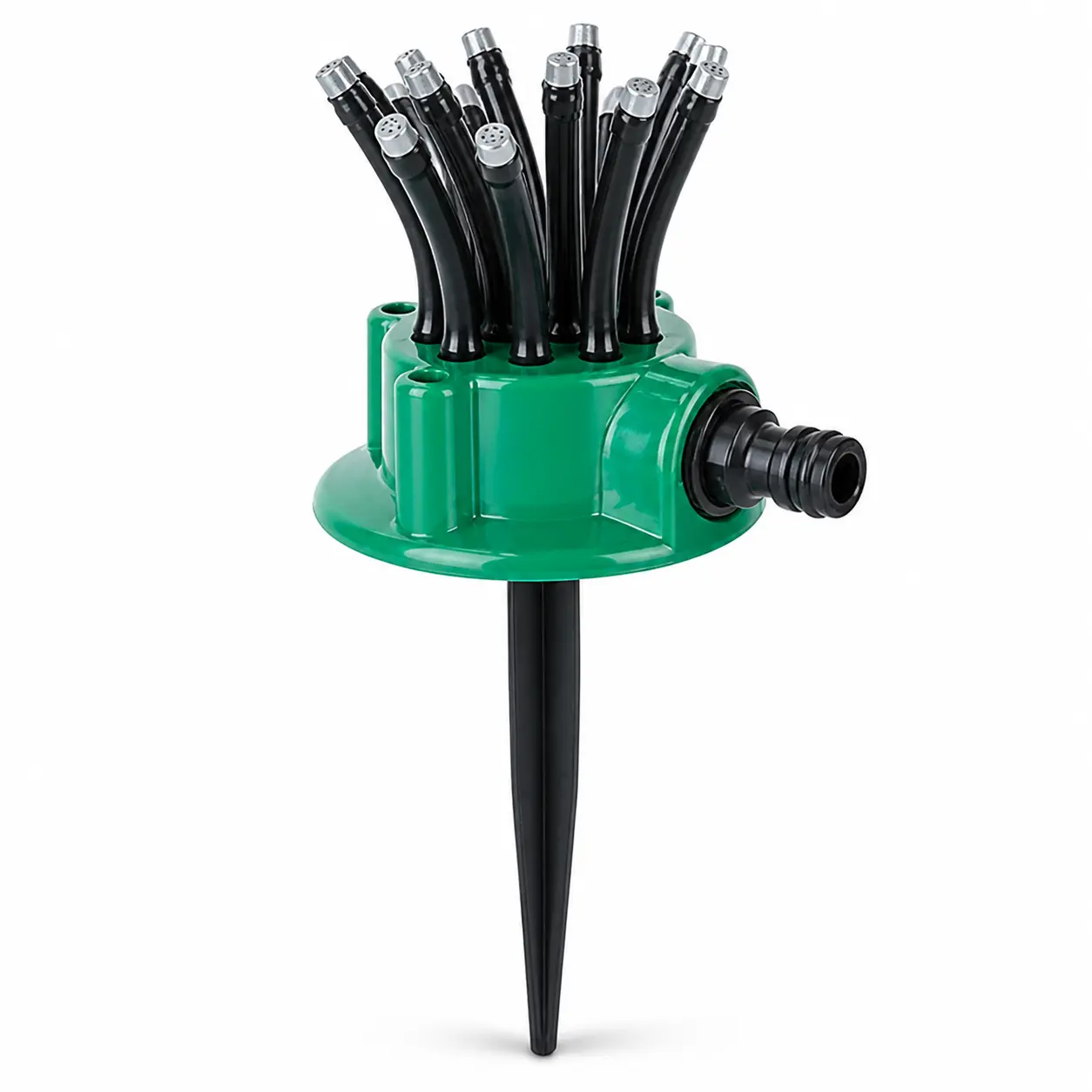 12-Tube Flexible Angle-Aim Lawn Sprinkler, Easy-to-Install Effortless Irrigation Tool for Yard & Garden Outdoor Grass Care & Summer Play
