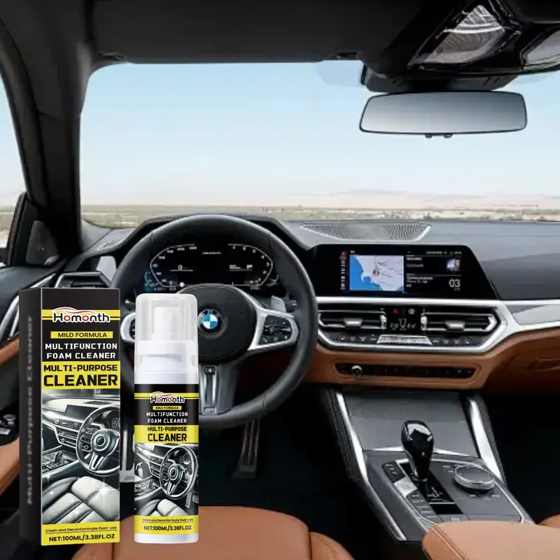 Multi-Functional Interior Car Cleaner for Seats and Carpets, Low Noise Motor Fabric Cleaner with Fresh Fragrance for Complete Clean