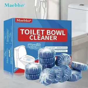 RV Automatic Toilet Bowl Cleaning Tablets, 24/12-Count, Long-Lasting Anti-Fouling, Low-Odor Freshness Protection, Safe for Plastic Water Tanks, Suitable for RV and Home Use