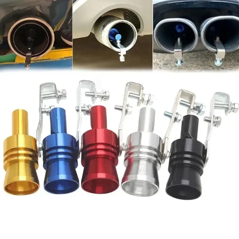 NEW Sound Simulator Universal Car Turbo Sound Whistle Vehicle Refit Device Exhaust Pipe Turbo Sound Whistle Car Turbo Muffler