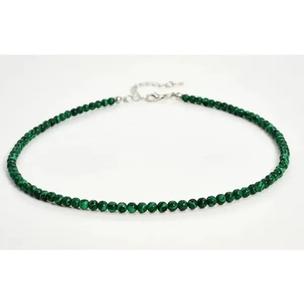 Malachite Beaded Necklace Malachite Beaded Necklace