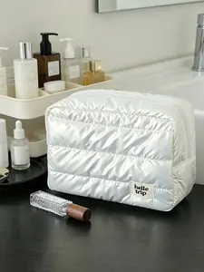 Soft Cloud Large Capacity Makeup Bag, Portable Cosmetic Organizer, High-Profile Handheld Travel Case, Durable and Stylish Design