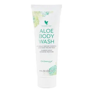 Forever Aloe Body Wash - Gentle Cleansing with Aloe Vera & Hydrating Ingredients - pH Balanced for Soft & Fresh Skin - Sulfate Free Formula - 8 FL OZ