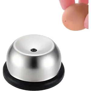 Egg Piercer for  Eggs, Stainless Steel  Egg Punch Tool with Black Anti-Slip Base to Get Good Hard Boiled Eggs for  and Commercial Kitchen Use